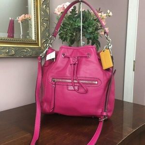 Coach leather handbag